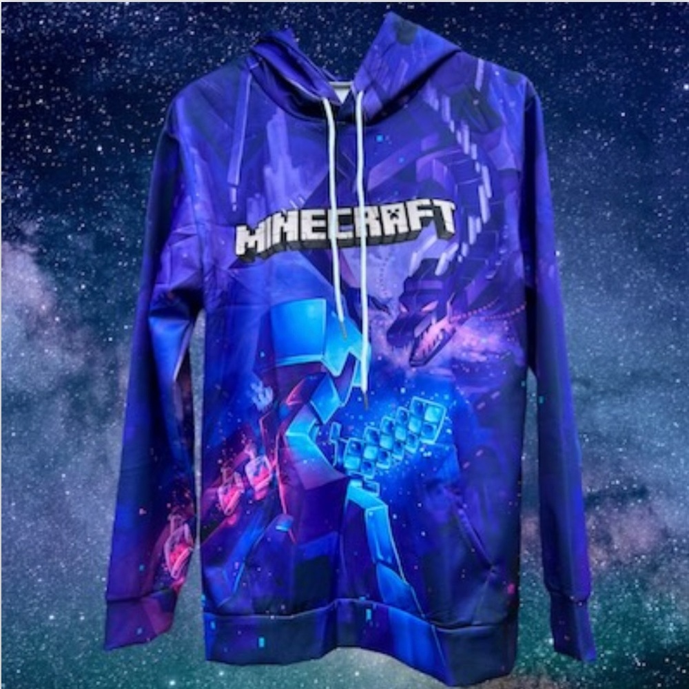 Boys/Girls Hoodie 3d Printed Game Sweatshirts Minecraft Hoodies Long Sleeve